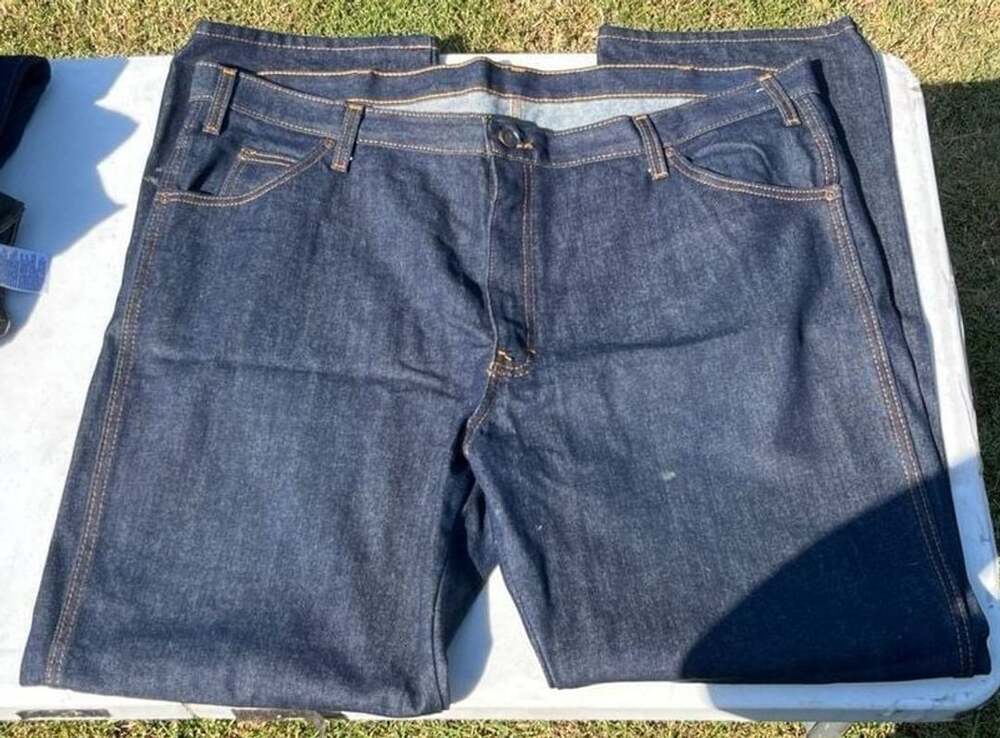 Dickies Men's Indigo Blue Relaxed Fit Carpenter Jeans 42x32